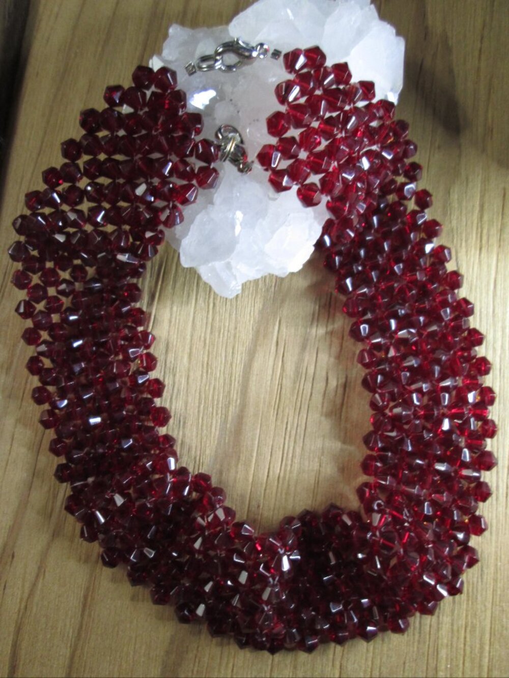 Vintage Red Crystal Choker